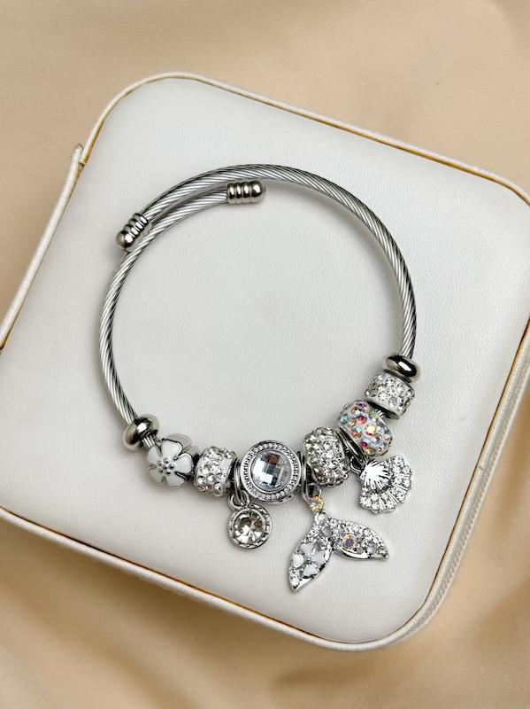 دستبند پاندورا دم وال سفید