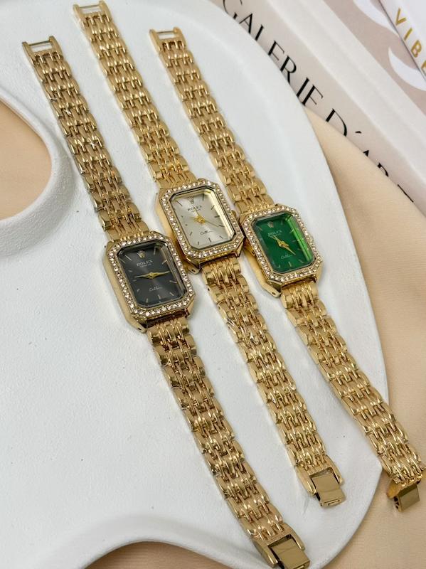 ساعت زنانه رولکس مستطیل ( سری طلایی ) Rolex 