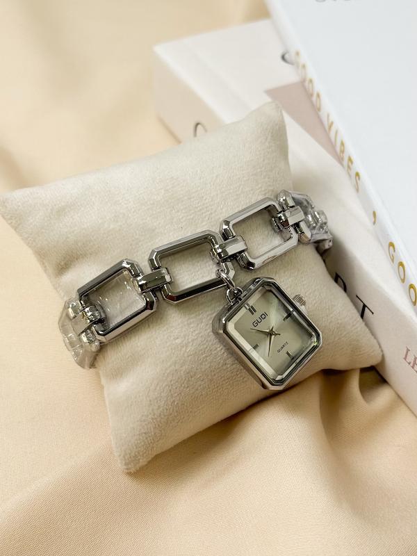 ساعت زنانه دستبندی آویز ( سری نقره ای )