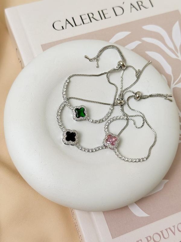 دستبند جواهری مارشالی ونکلیف نگیندار