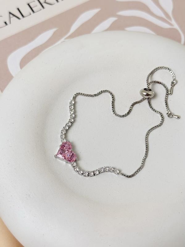 دستبند جواهری مارشالی قلب 