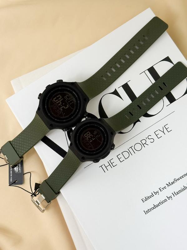 ساعت دیجیتالی پیائوما سبز مشکی PIAOMA