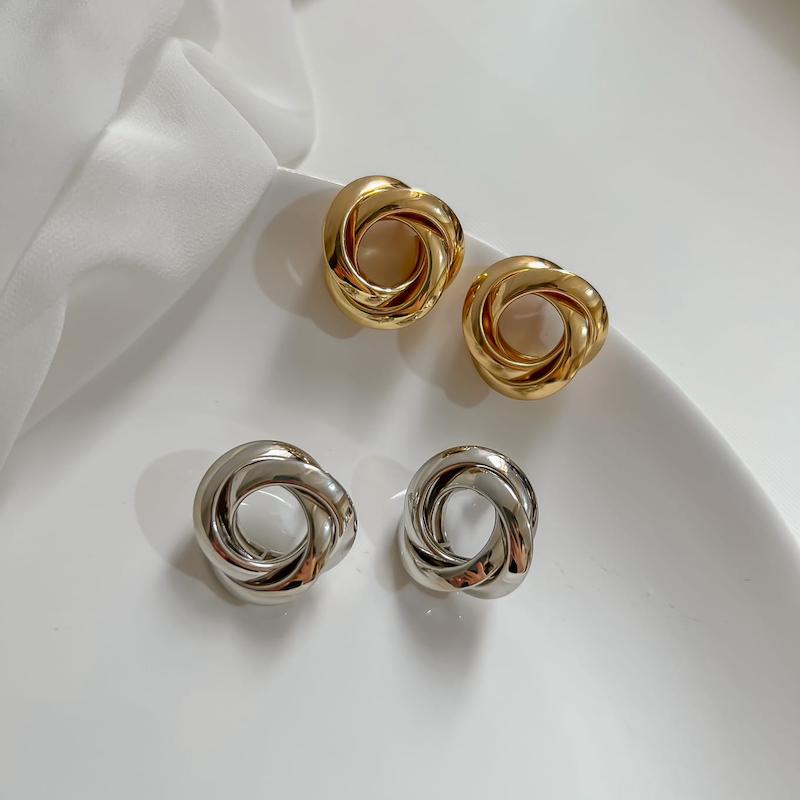 گوشواره طرح زارا حلقه 