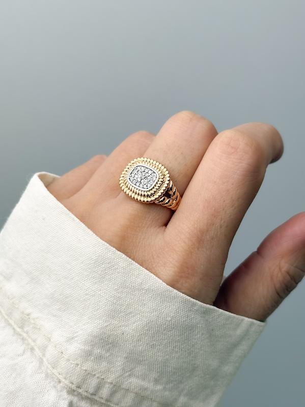 انگشتر طرح طلای دیوید یورمن