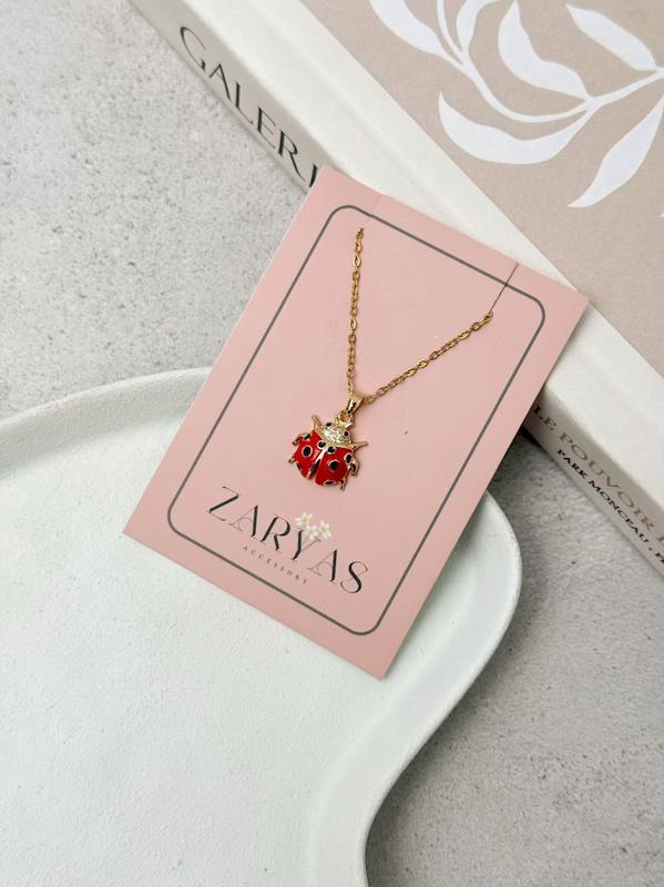 گردنبند دخترانه کفشدوزک