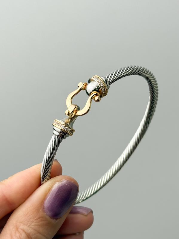 دستبند جواهری دیوید یورمن نعل 