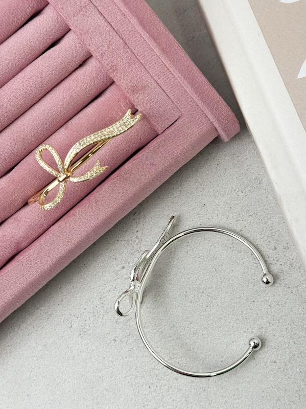 بنگل زنانه پاپیون نگیندار