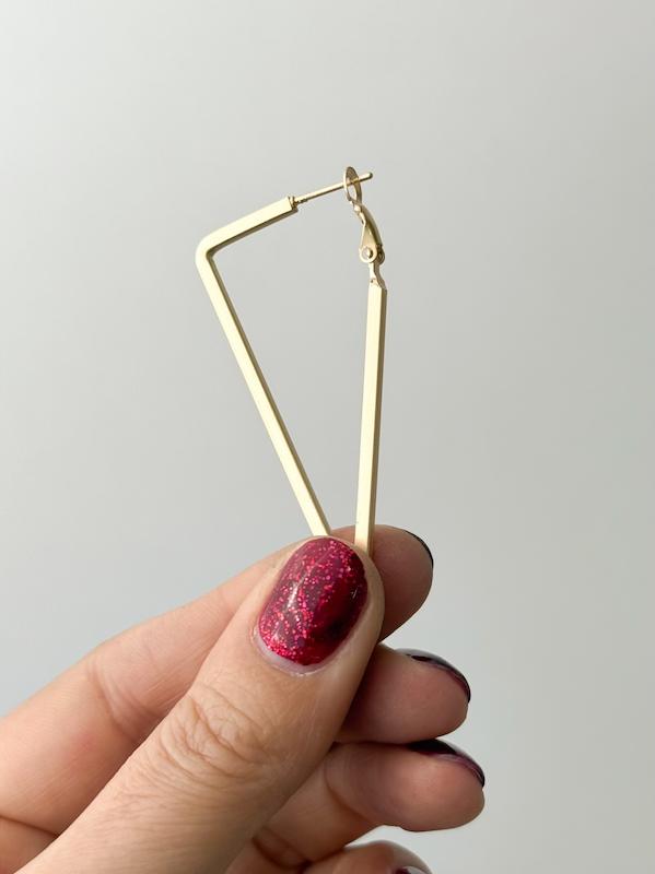 گوشواره هندسی مثلث