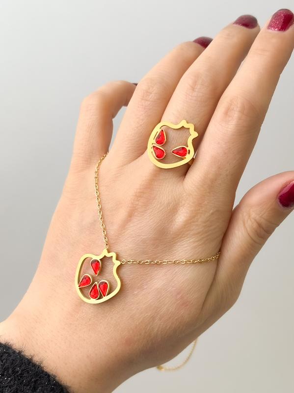 نیمست استیل انار