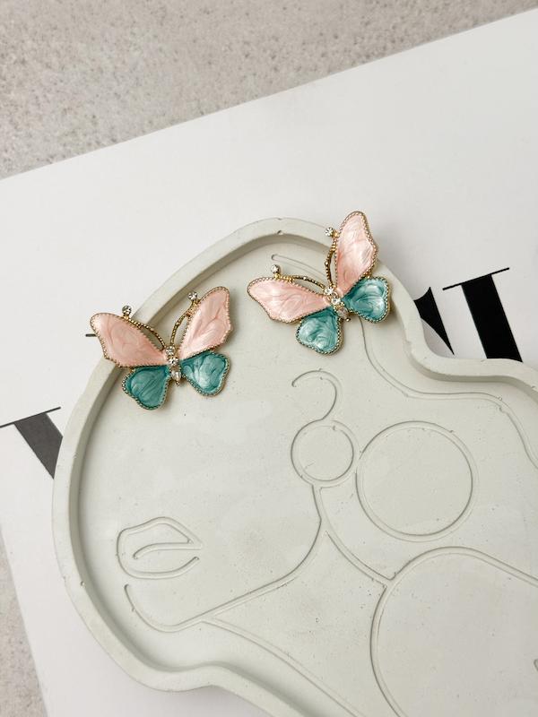 گوشواره زنانه میناکاری پروانه