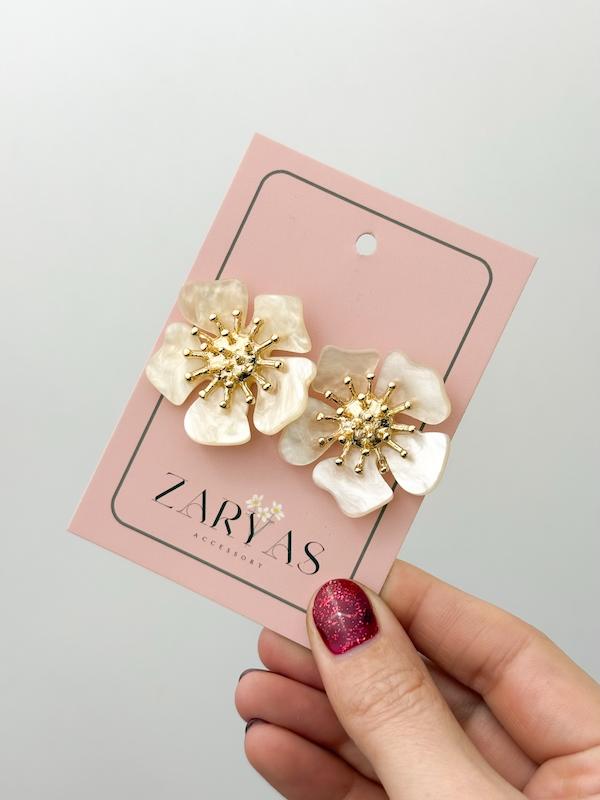 گوشواره زنانه میخی گل