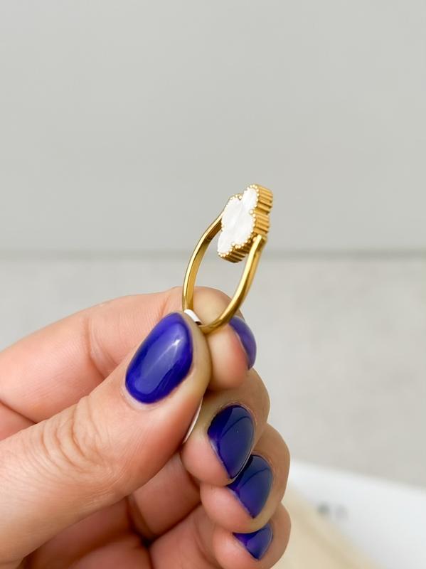 انگشتر زنانه ونکلیف دو رو چرخشی