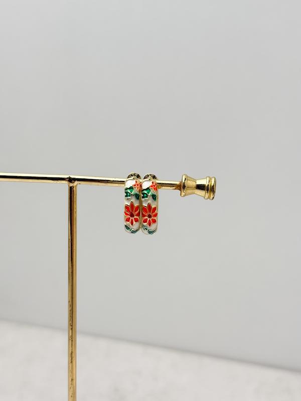 گوشواره میناکاری ناریا