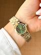 ساعت زنانه کاسیو نقره ای طلایی صفحه سبز  Casio MTP-1199
