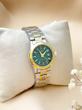ساعت زنانه کاسیو نقره ای طلایی صفحه سبز  Casio MTP-1199