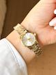 ساعت زنانه کاسیو نقره ای طلایی صفحه نقره ای Casio MTP-1199