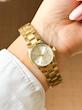 ساعت زنانه کاسیو طلایی صفحه نقره ای  Casio MTP-1199