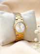 ساعت زنانه کاسیو طلایی صفحه نقره ای  Casio MTP-1199