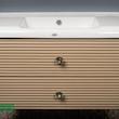 روشویی کابینتی و آینه باکس  بزرگ نسکافه ایی و سفید مدل آکروپل