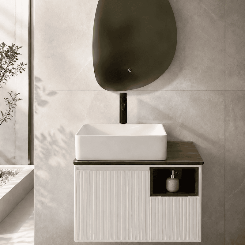 روشویی کابینتی و آینه تاچ قسطی 