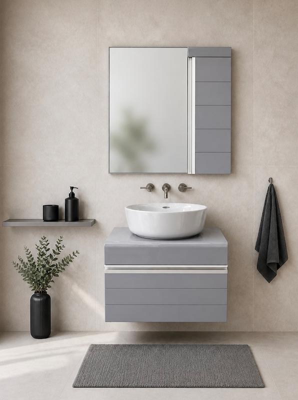 روشویی کابینتی و آینه باکس قسطی 