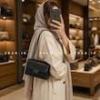 کیف دوشی زنجیری زنانه جنس ورنی وارداتی مدل سوفیا