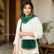 کیف دوشی زنانه مدل آرتمیس سبز