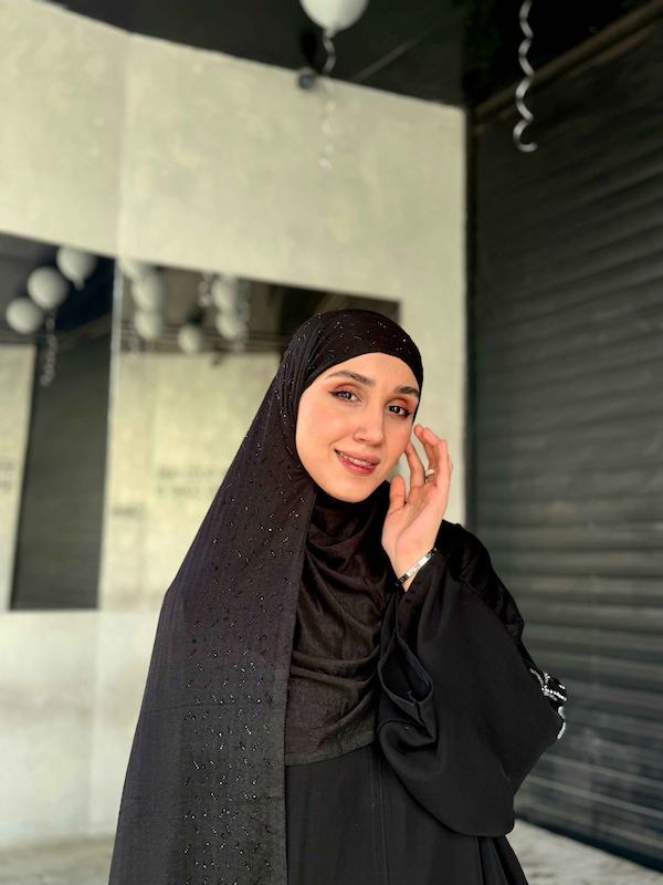 شال کشی کویتی وارداتی طرح نگین خطی