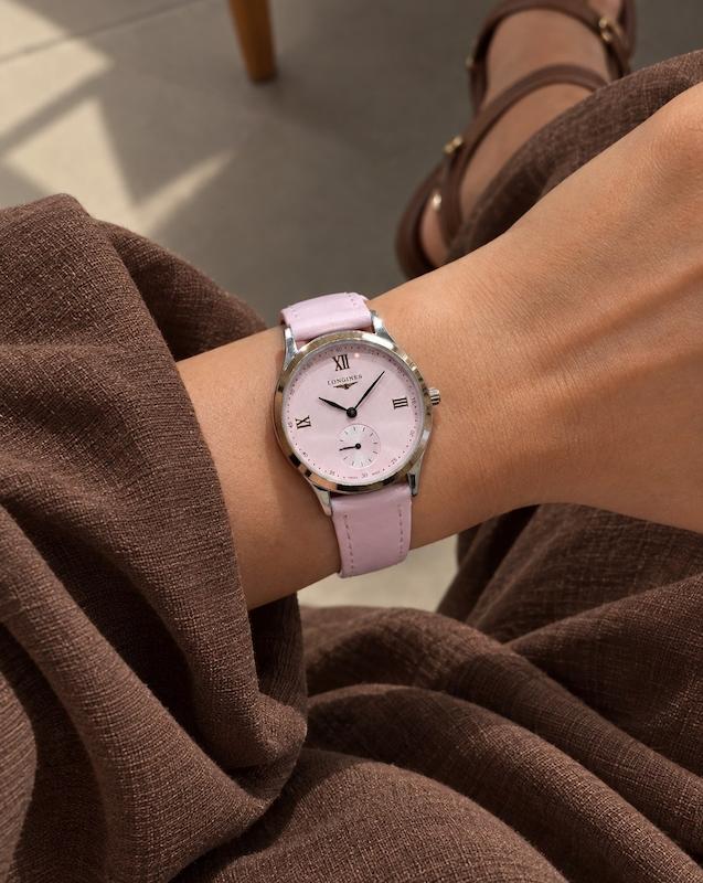 ساعت مچی زنانه لونجین LONGINES بند چرمی