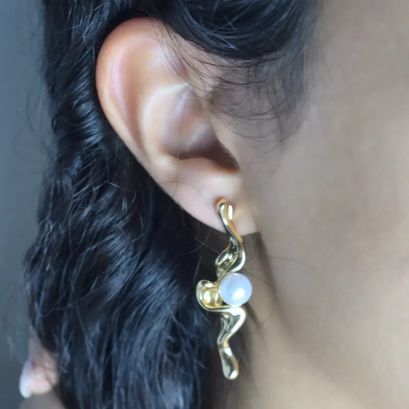 گوشوار مرواریدی فشن کد18