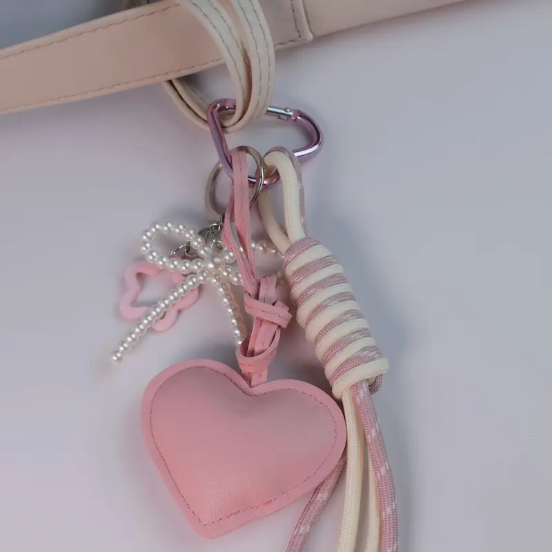 چارم بگ طرح قلب و پاپیون کد503