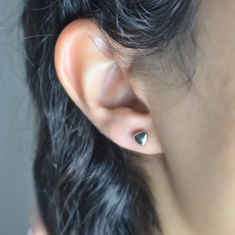 گوشوار پایه نقره کد28