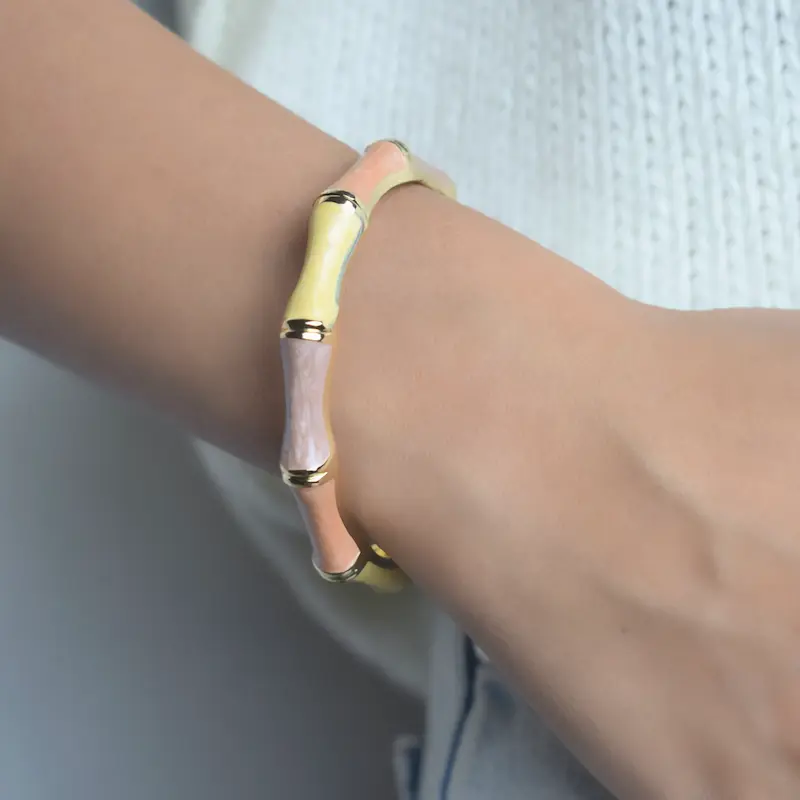 بنگل استخونی چند رنگ کد317