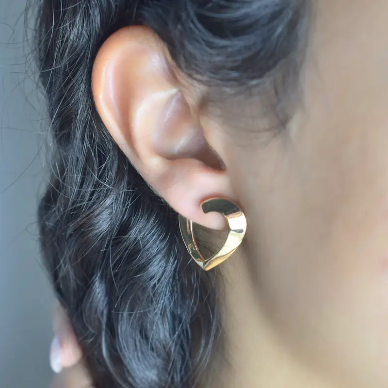 گوشوار ژوپینگ طرح قلب کد34