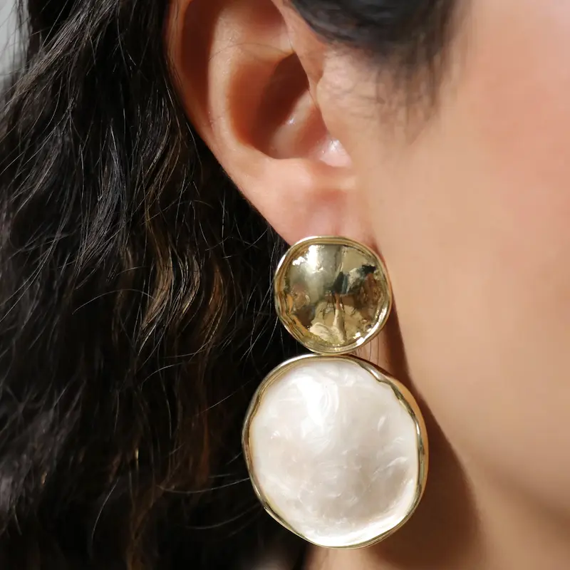 گوشوار فشن میناکاری کد72