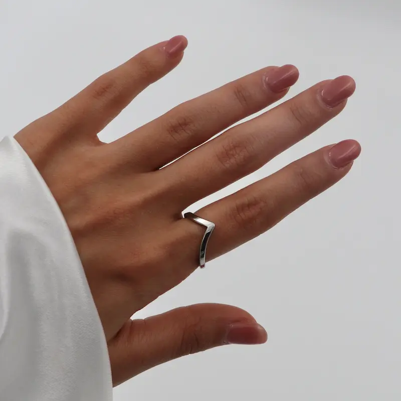 انگشتر استیل کد ۱۰۷ سایزبندی