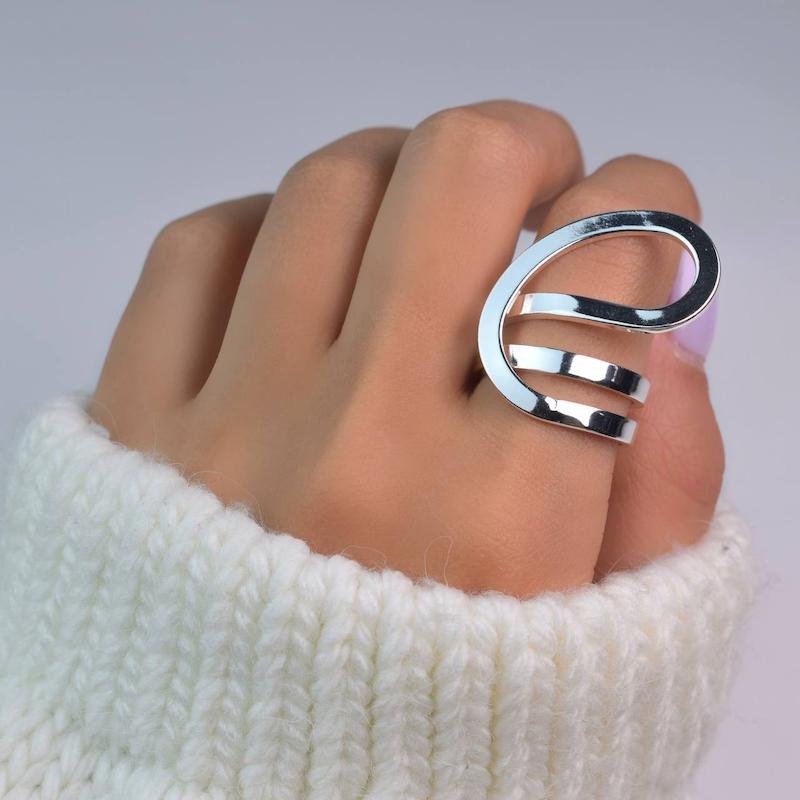 انگشتر استیل کد116