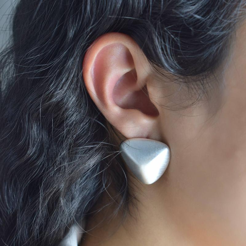 گوشوار ابکاری نقره کد12