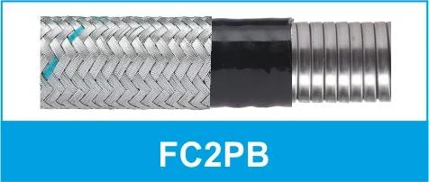 لوله خرطومی فلزی مستحکم روکشدار شیلددار FC2PB رهورد خراسان