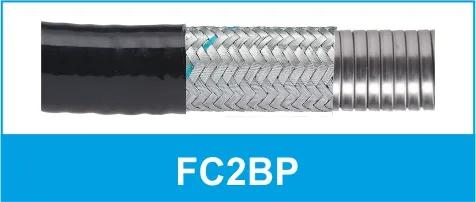 لوله خرطومی فلزی مستحکم شیلددار روکشدار FC2BP رهورد خراسان