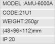 آمپرمتر 96*48 شیوا امواج مدل AMU - 6000A