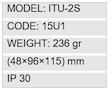 ترموستات صنعتی شیوا امواج مدل ITU-2S