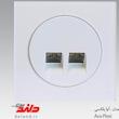 سوکت شبکه cat6 پلکسی دلند (مکانیزم+قاب) مدل آوا