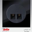 سوکت شبکه cat6 پلکسی دلند (مکانیزم+قاب) مدل آوا