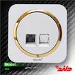سوکت شبکه cat6 زه دار دلند (مکانیزم+قاب+زه) مدل آدا