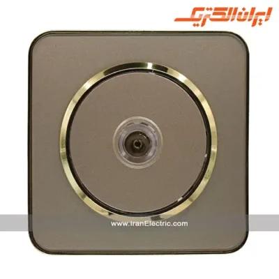 پریز آنتن TV اسپیناس طلایی ایران الکتریک