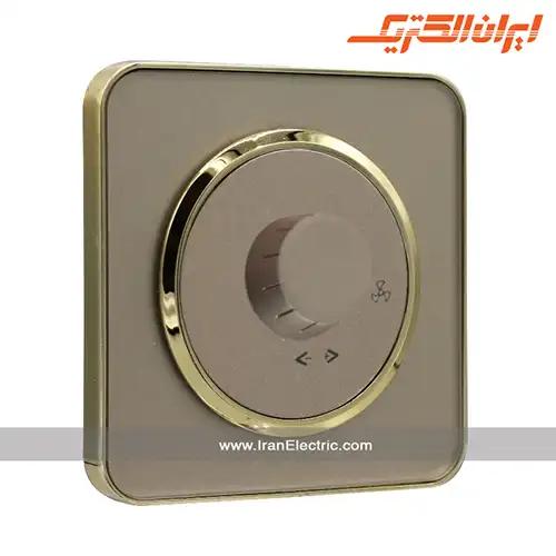 کلید دیمر اسپیناس طلایی ایران الکتریک