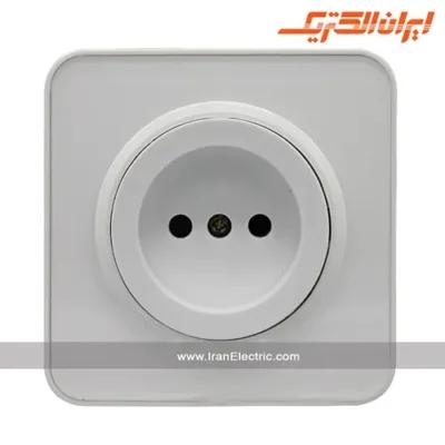 پریز برق ساده اسپیناس ایران الکتریک