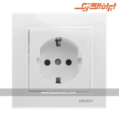 پریز برق ارت دار برلیان ایران الکتریک