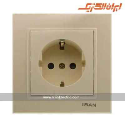 پریز برق ارت دار برلیان ایران الکتریک